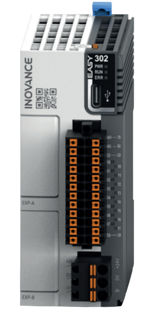 CLP INOVANCE EASY302-0808TN-INT - 8ED/8SD NPN (4E/4S 200KHZ)/RS-485/USB-C