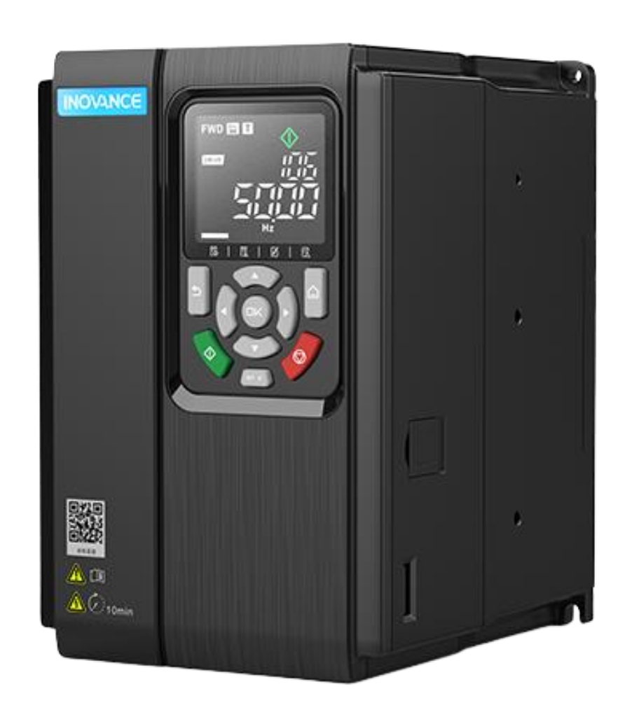 INOVANCE MD520-4T3.7BS-INT - INVERSOR - 5HP (3,7KW) 380/480 TRIF C/ UNIDADE DE FRENAGEM / STO