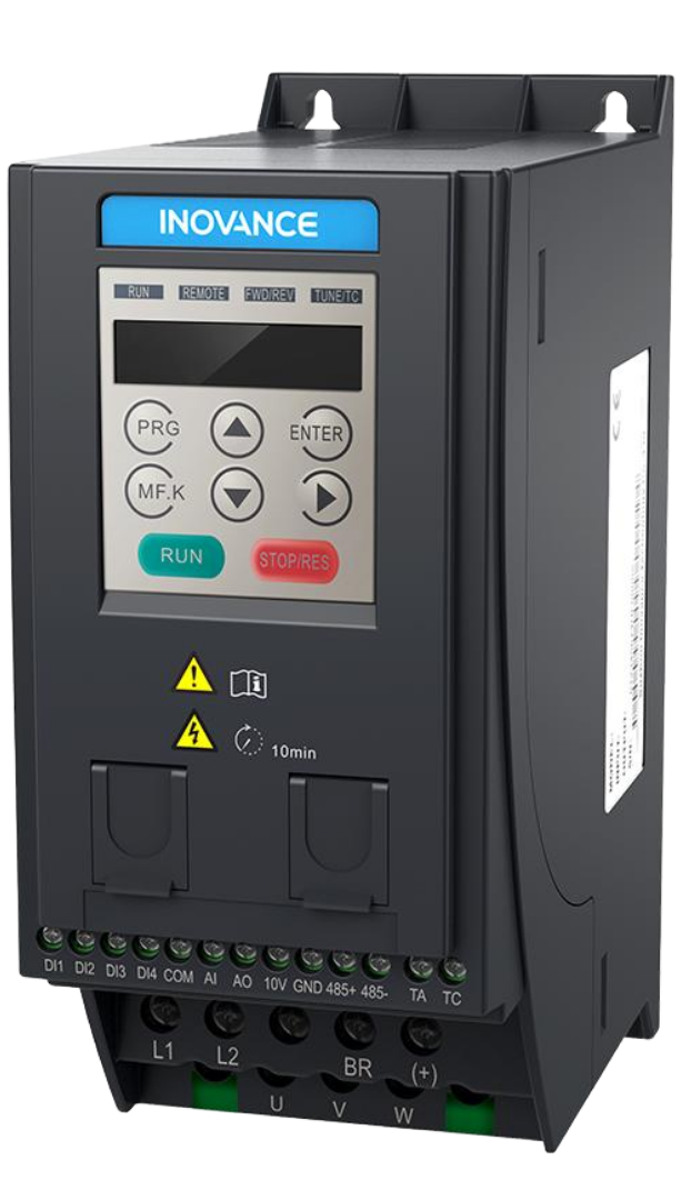 INOVANCE MD200T2.2B-INT - INVERSOR - 3HP (2,2KW) 380/480V TRIF